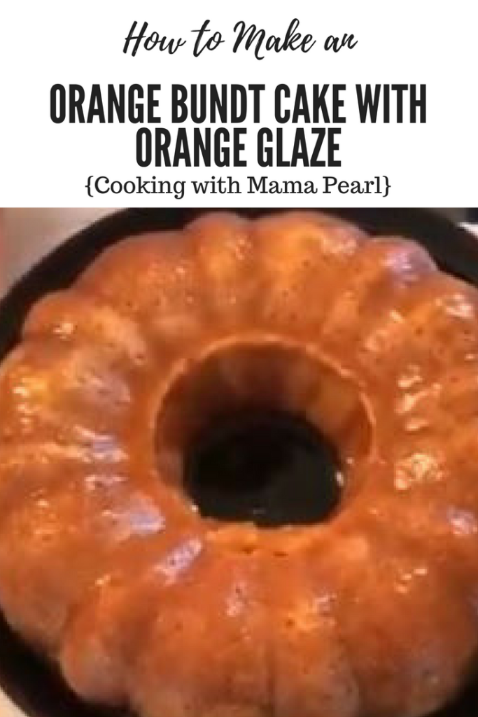 How to make an Orange Bundt Cake with Orange Glaze #dessert #recipe #orangerecipe #food #baking #cake