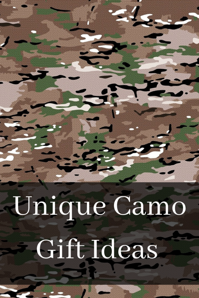 Unique Camo Gift Ideas are perfect for any outdoor and nature lover. #camo #hunter #giftideas #camogifts #camouflage 